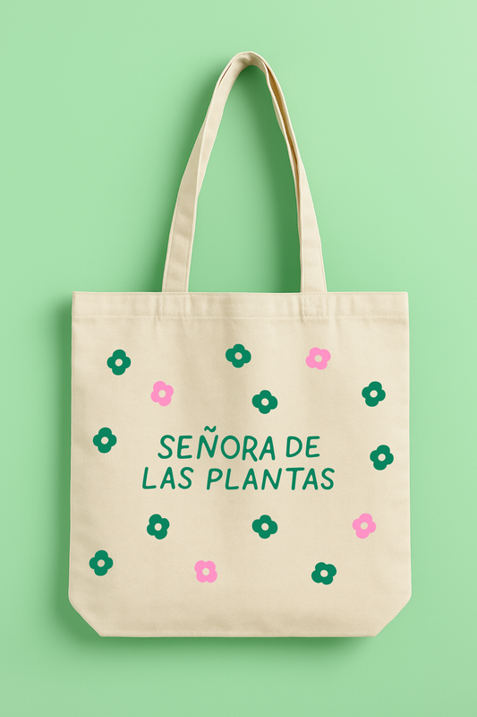 Señora de las plantas - tote bag